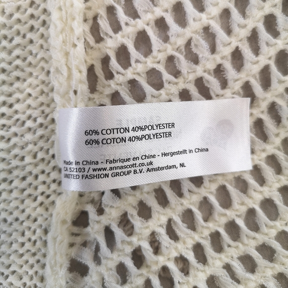 Anna Scott Midi Cream Cardigan - Picture 5 of 7